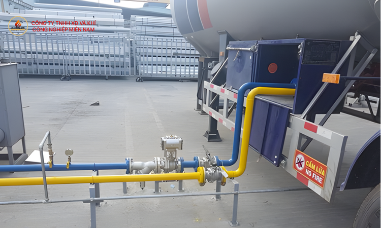 Quy Trình Thi Công Hệ Thống Gas Công Nghiệp Tại Tiền Giang tại gas miền nam