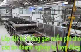 Lắp đặt hệ thống gas nhà hàng