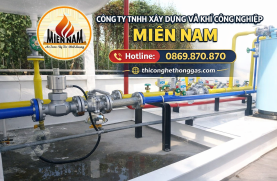 Thi công hệ thống gas KCN Mapletree Bình Dương