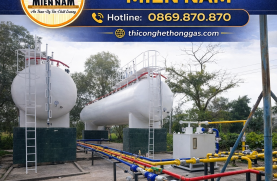 Thi công hệ thống gas KCN Bàu Bàng