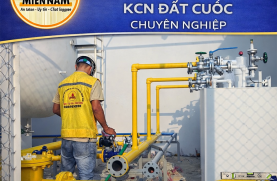 Thi công hệ thống gas KCN Đất Cuốc