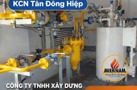 Thi công hệ thống gas KCN Tân Đông Hiệp
