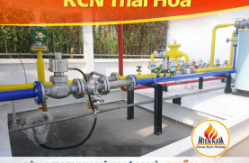 Construction of the Thới Hòa Industrial Park gas system.