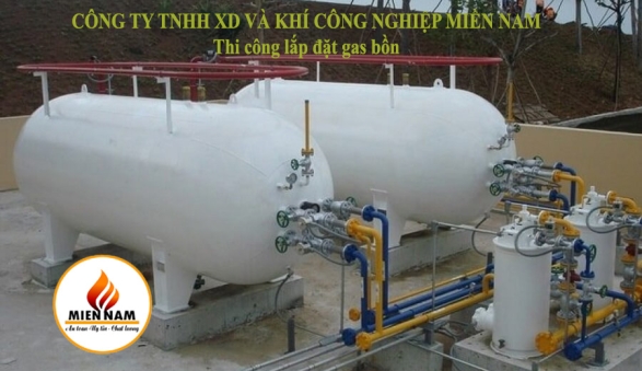 THI CÔNG LẮP ĐẶT HỆ THỐNG GAS BỒN CHO CÔNG TY MÔI TRƯỜNG NGUYỆT MINH 2