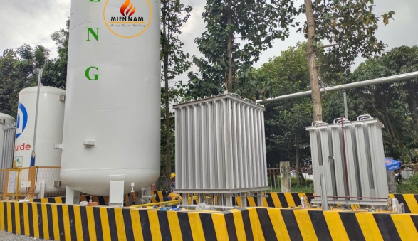 THI CÔNG HỆ THỐNG BỒN LNG