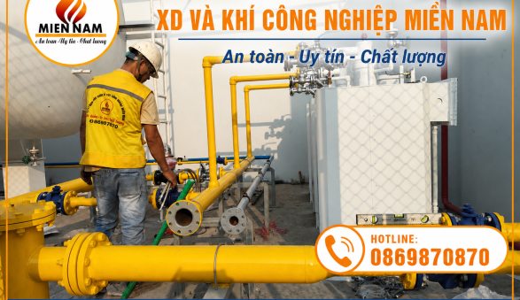Lắp đặt hệ thống LPG cho Nhà Máy Trung Quốc tại KCN Sóng Thần