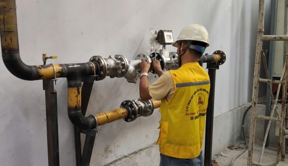 THI CÔNG HỆ THỐNG GAS BỒN 