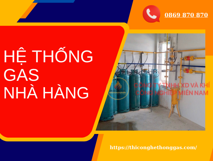 hệ thống gas nhà hàng