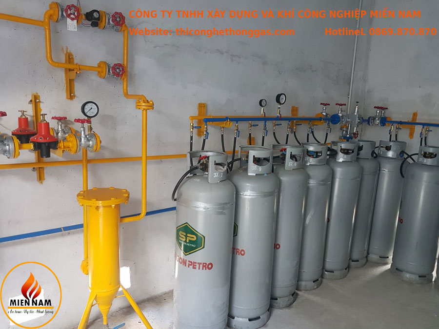 Lắt đặt hệ thống gas trung tâm giá rẻ