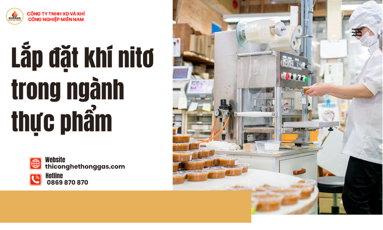 Lắp Đặt Khí Nitơ Trong Ngành Thực Phẩm – Giải Pháp Bảo Quản Hiện Đại Và An Toàn